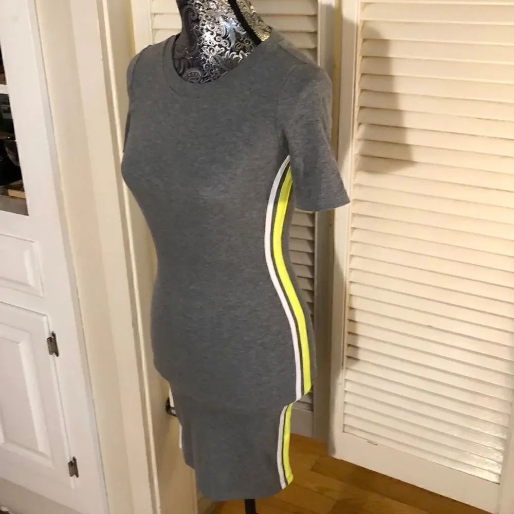 Neon side striped Bodycon dress by Divided